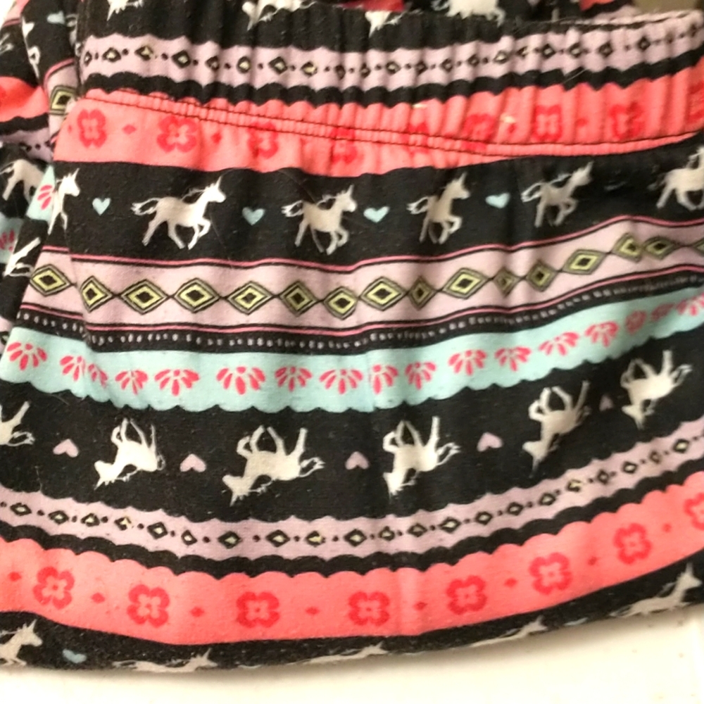 Leggings size L 14/16 girls blue, black, multicolored
